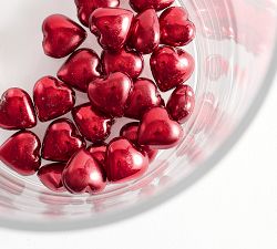 Glass Heart Vase Filler