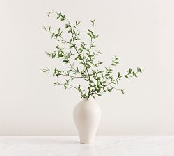 Faux Mini Green Leaf Branch