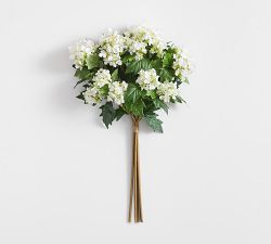 Faux White Lace Hydrangea Bundle