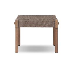 Jalen Teak Outdoor Accent Stool (27")