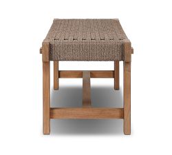 Jalen Teak Outdoor Dining Bench (66")