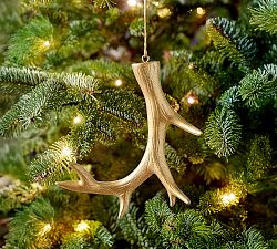 Mercury Gold Antler Ornament