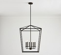 Open Box: Remington Lantern Pendant, Grand, 31"H - Bronze
