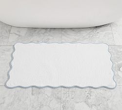 Scalloped Bath Mat