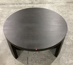 Open Box: Folsom Round Nesting Coffee Table, Large 39" Diam. - Charcoal