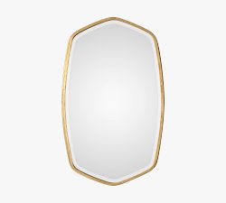 Oceano Gold Frame Wall Mirror