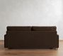 PB Comfort Modern Square Arm Leather Sofa (62"&ndash;118")