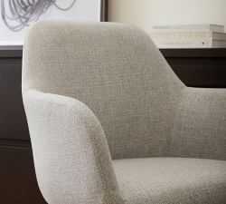 Carson Upholstered Swivel Desk Chair