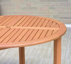 Chambly Eucalyptus Round Outdoor Dining Table (47&quot;)