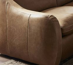 Cindy Leather Power Reclining Sectional (215.5")