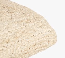 Hand Braided Jute Floor Cushion