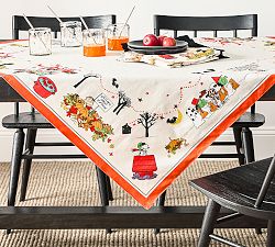 Peanuts&#8482; Great Pumpkin Organic Cotton Table Throw