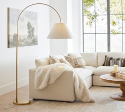Sinclair Metal Arc Sectional Floor Lamp (80")