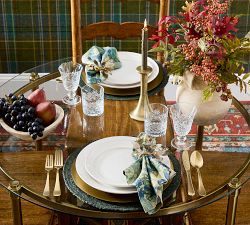 Lush Botanical Cotton/Linen Napkins - Set of 4