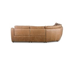 Cindy Leather Power Reclining Sectional (215.5")