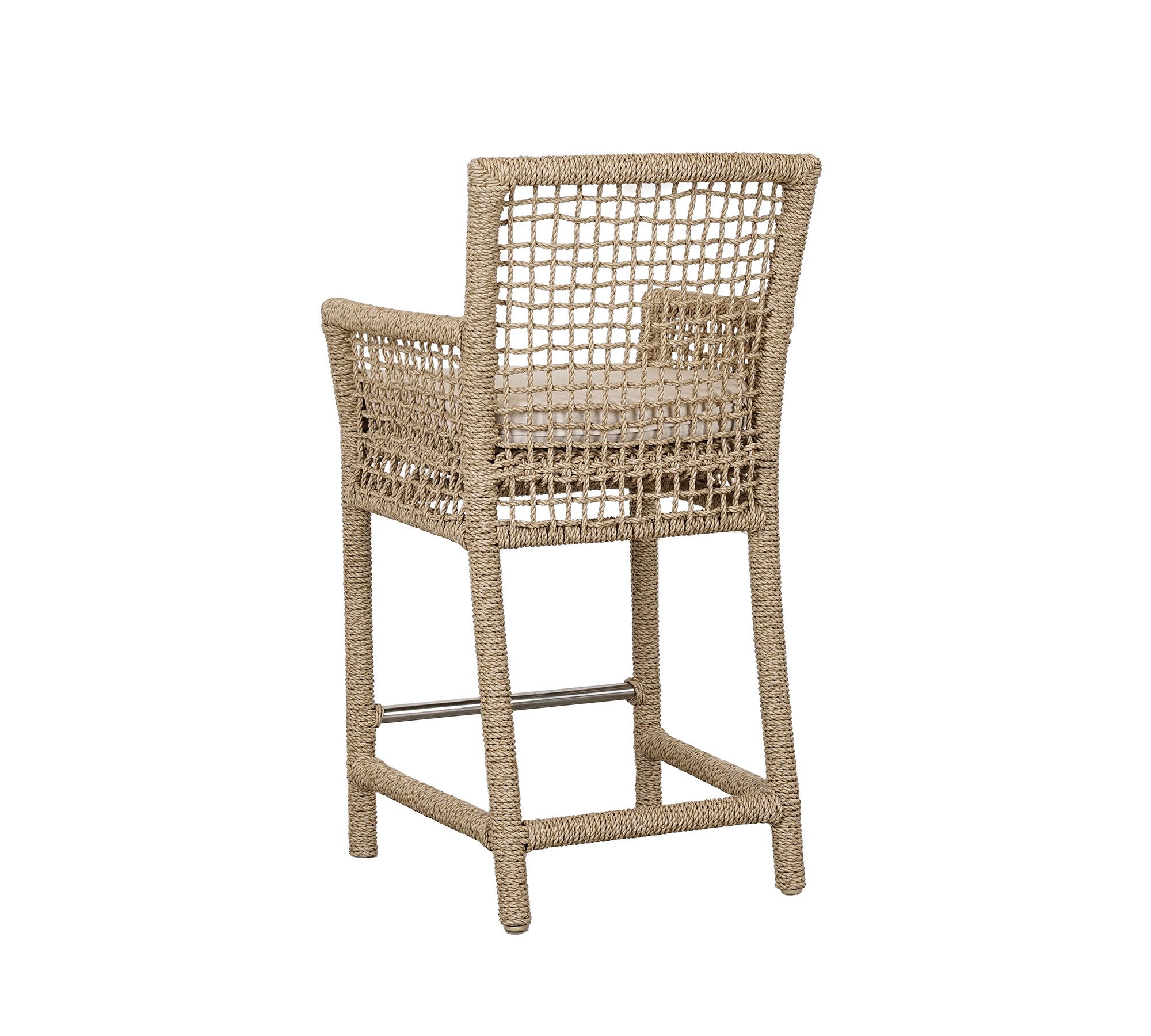 Rear-right angle view of the stool
