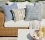 Dawn Striped Outdoor Pillow