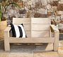 Indio Eucalyptus Modern Double Outdoor Adirondack (55")
