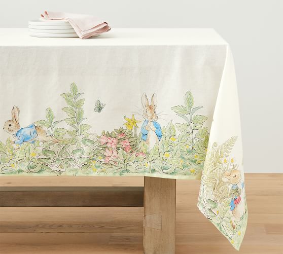Peter Rabbit Linen/Cotton Tablecloth - Thumbnail 2
