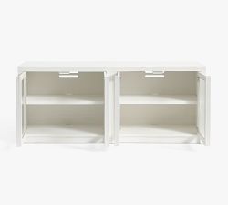 Dillon Glass Cabinet Media Console (72")