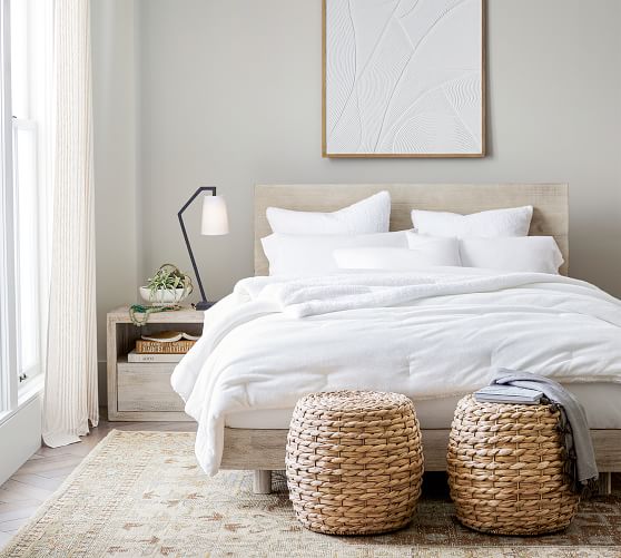 Pottery Barn Mallorca Seagrass Drum Accent Stool - Thumbnail 4