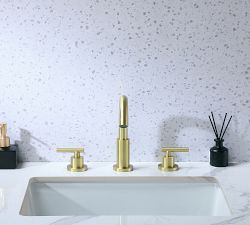 Bryden Lever Handle Widespread Bathroom Sink Faucet