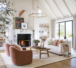 Rustic Farmhouse Rectangular Coffee Table (54&quot;)