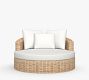 Huntington Wicker Round Swivel Outdoor Daybed