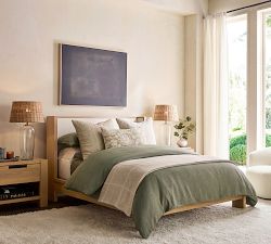 Brooks Upholstered Shelter Bed