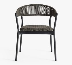 Elmore Metal & Rope Outdoor Dining Chair - Thumbnail 2