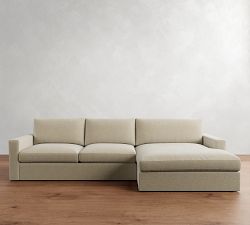 Westwood Square Arm Chaise Sectional (131"&ndash;149")