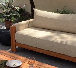 Dawn Teak Outdoor Sofa (106&quot;)