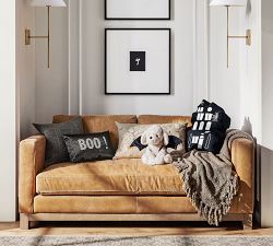 Boo Beaded Filled Lumbar Pillow