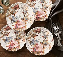 Piper Floral Bird 8-Piece Dinnerware Set