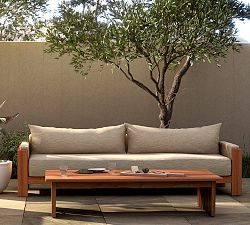 Dawn Teak Outdoor Sofa (106&quot;)