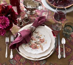 Piper Floral Bird Salad Plates - Set of 4