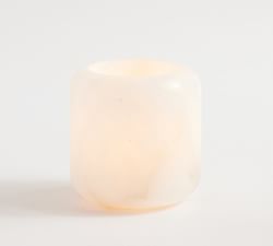 Open Box: Nova Alabaster Votive Candleholders