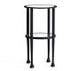 Tanner Round Glass Accent Table (12")
