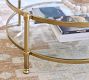 Everson Round Glass Coffee Table (41&quot;)