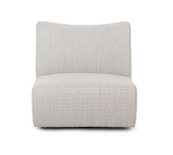 Lev Upholstered Swivel Outdoor Lounge Chair