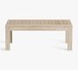 Indio Eucalyptus Rectangular Outdoor Coffee Table (43&quot;)
