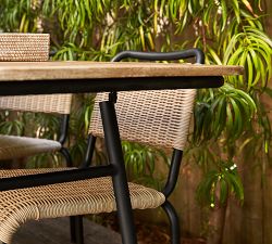 Tulum Acacia Folding Outdoor Dining Table (71")