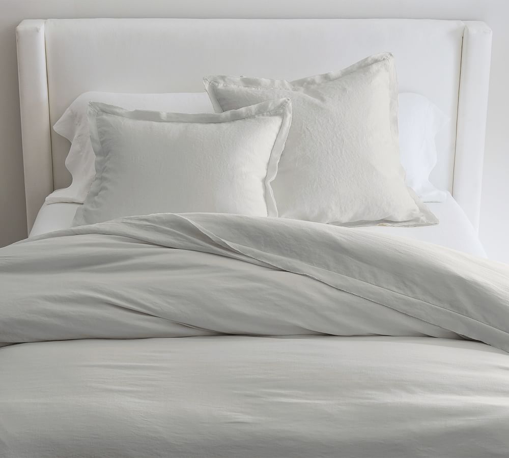 Belgian Flax Linen Double Flange Duvet Cover