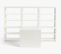 Dillon Peninsula Desk with Bookcase Suite (108")