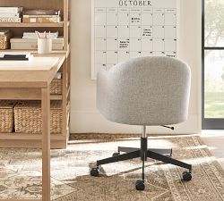 Gideon Upholstered Swivel Desk Chair