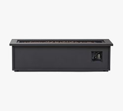 Jaclyn Steel Rectangular Propane Fire Pit Table with Cover (48")