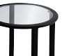 Tanner Round Glass Accent Table (12")