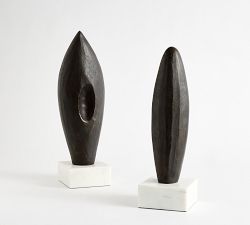 Bronze Sculpted Objects - Set of 2