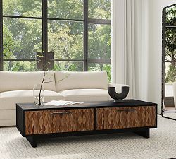 Melody Reclaimed Pine Rectangular Coffee Table (66&quot;)