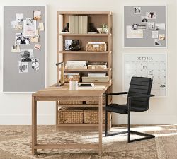 Pacific Peninsula Desk with Bookcase Suite (78")
